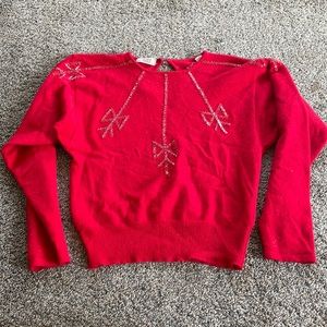 Vintage Andrea Haber Beaded Sweater